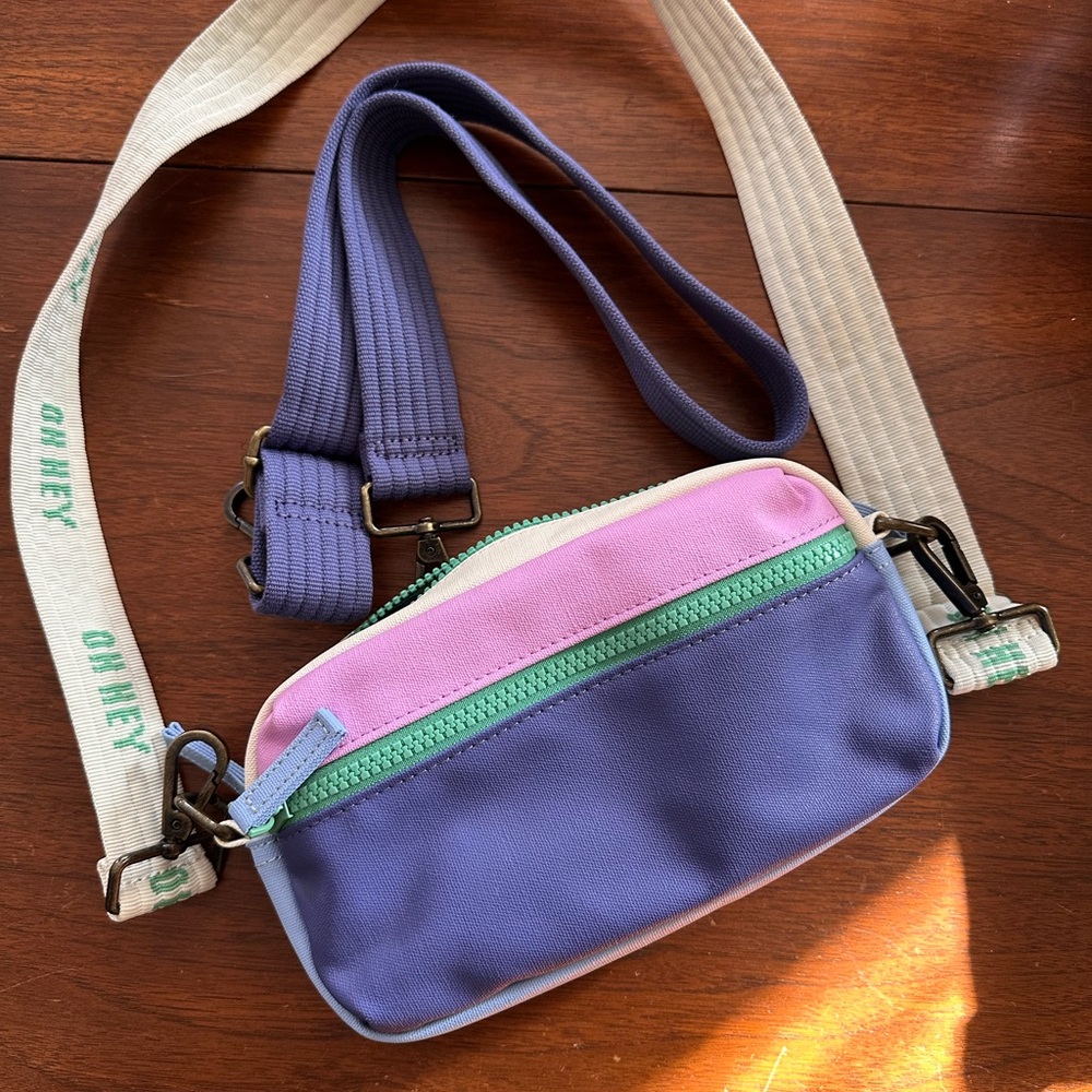 Marine Layer Purple and Pink Crossbody Bag